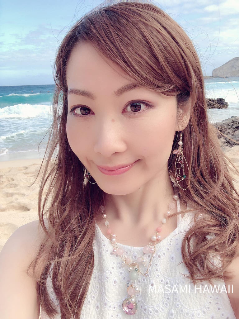 Summer love hoop mermaid eariinges ３☆夏恋☆フープマーメイドピアス３