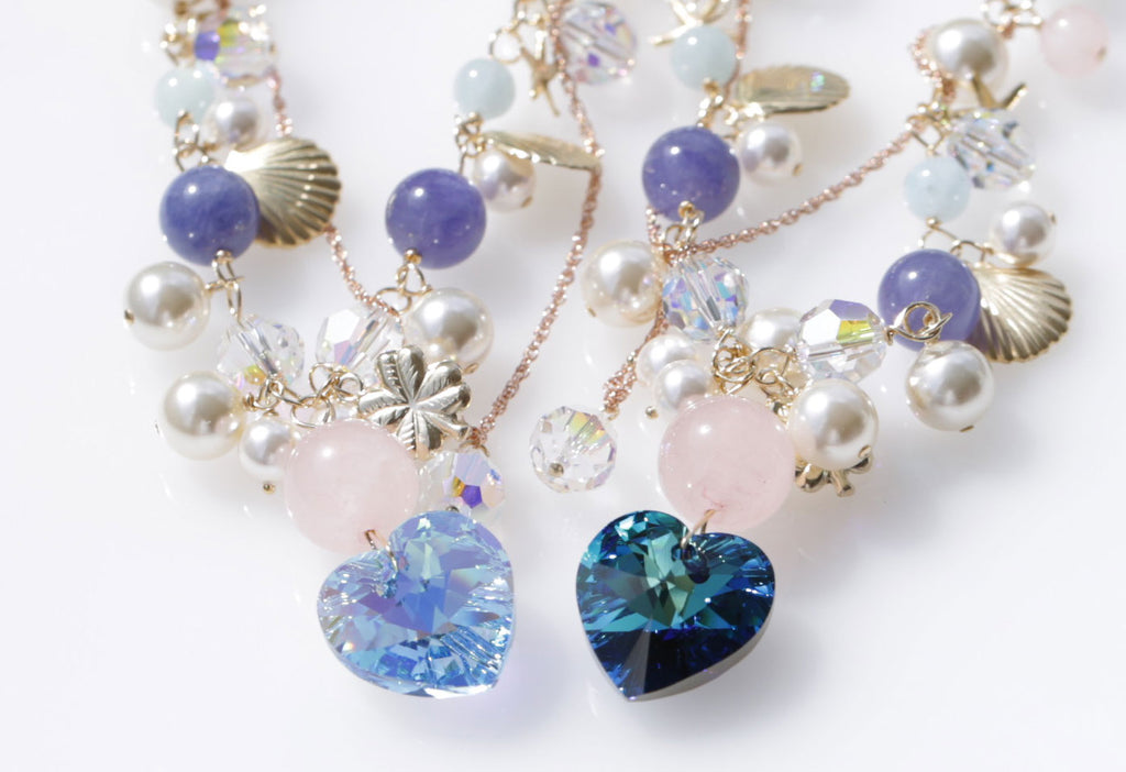 Sacred marriage Mermaid necklace Ocean Blue☆聖なる結婚☆マーメイドネックレス☆シーブルー