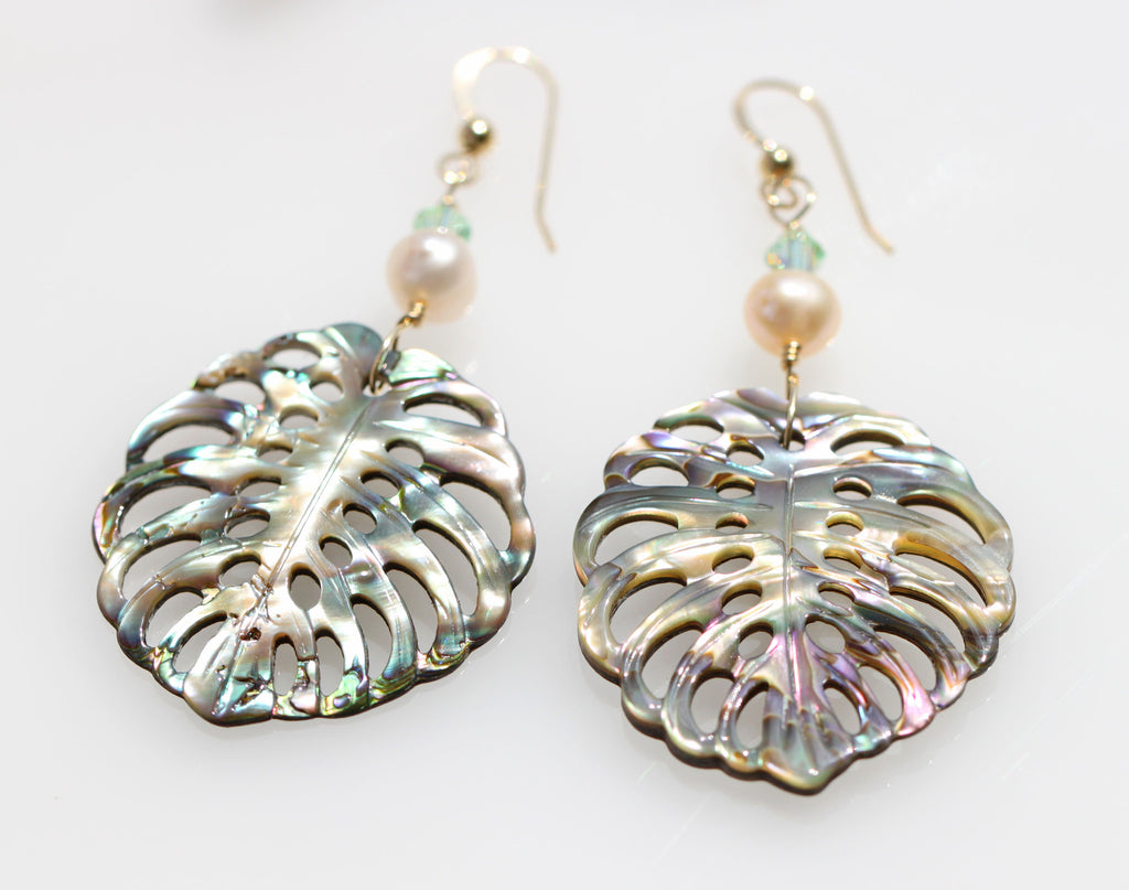 Shell Leaf Mermaid earrings☆シェルリーフ☆マーメイドピアス