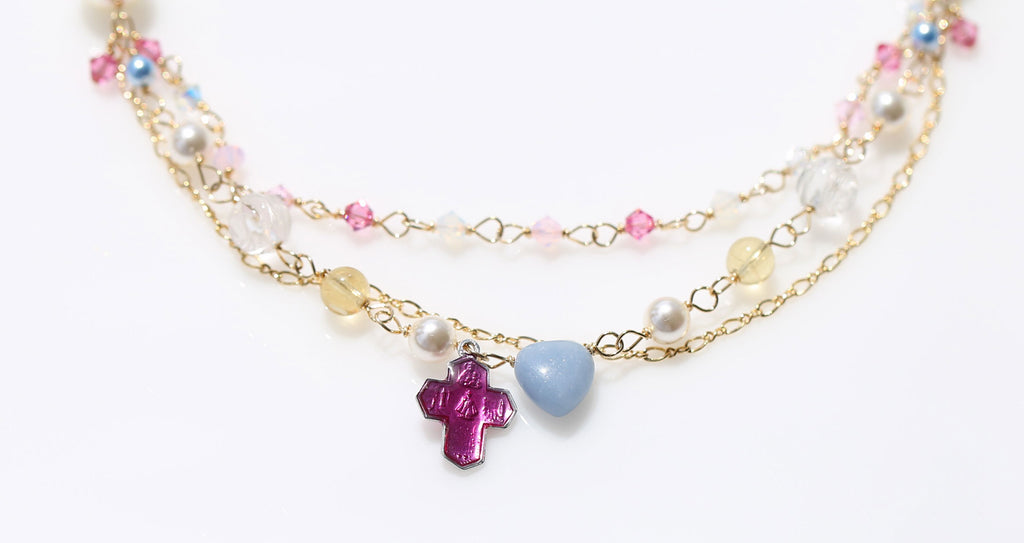 St.Mary holy spring at Loudes necklace1 ☆ルルドの泉のマリア様☆マーメイドネックレス1