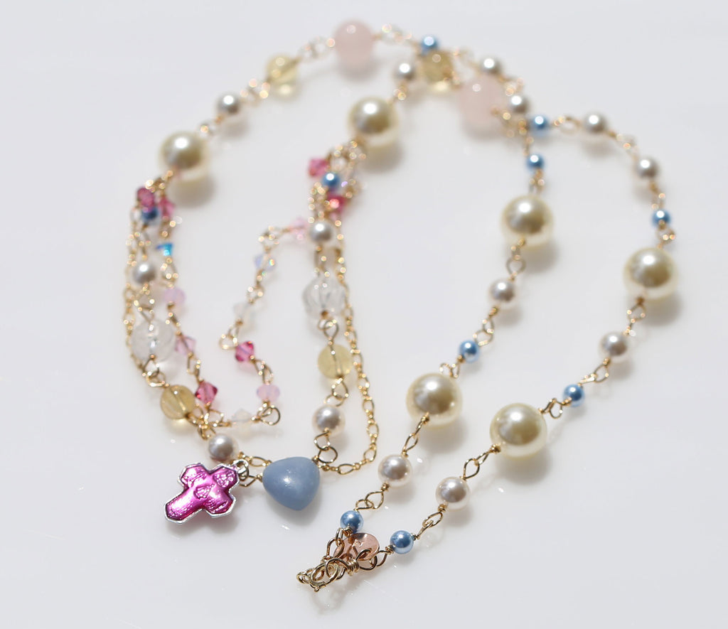 St.Mary holy spring at Loudes necklace1 ☆ルルドの泉のマリア様☆マーメイドネックレス1