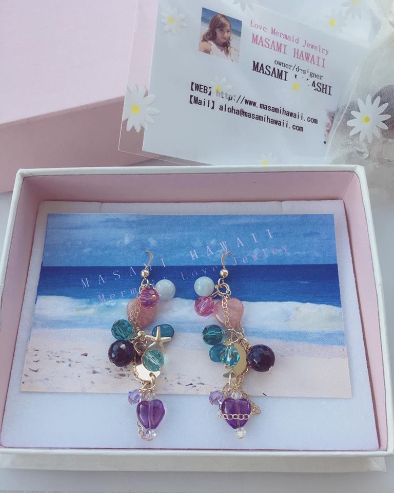 お客様のマーメイドピアス
