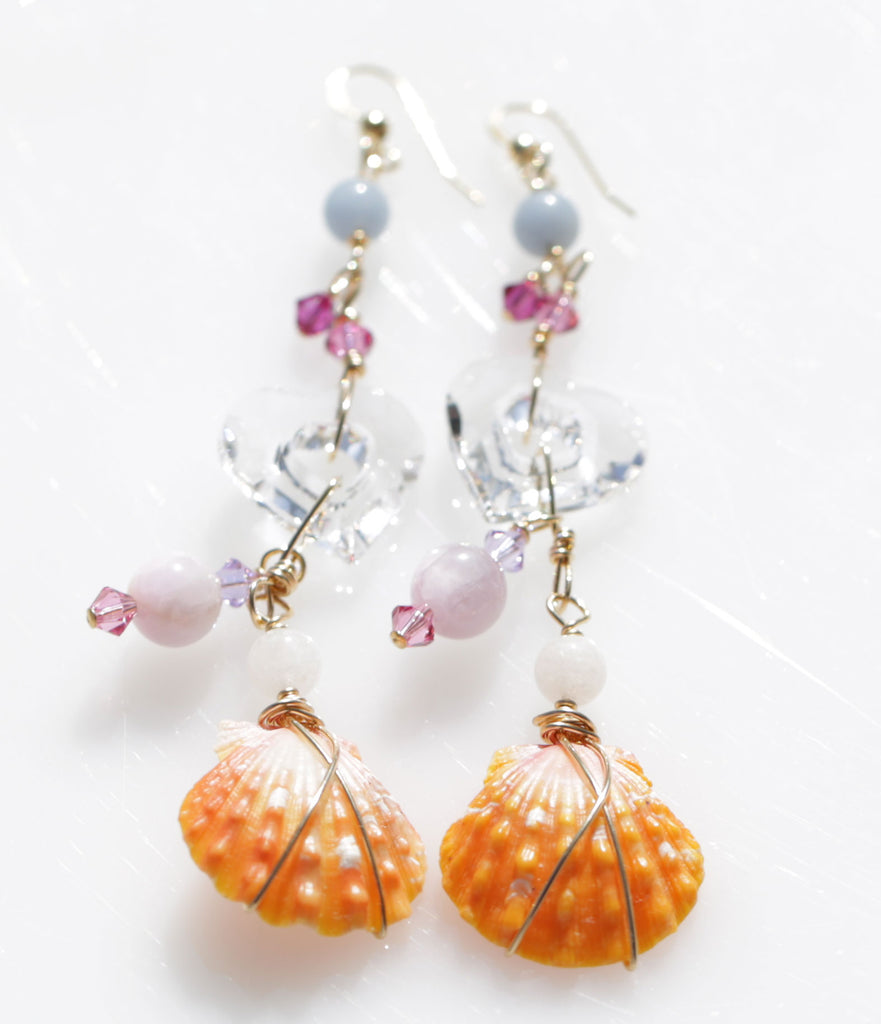 Sunriseshell earrings☆サンライズのピアス