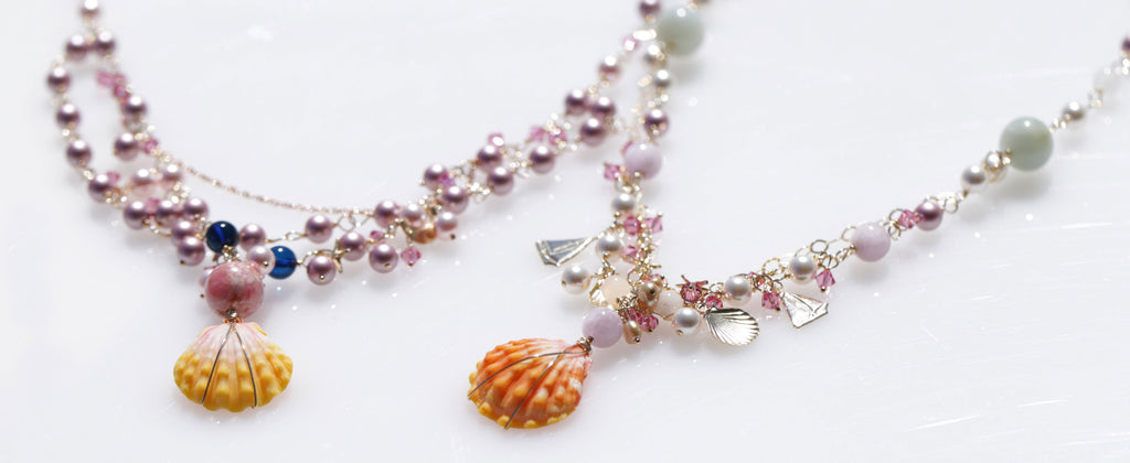 Sunriseshell necklace☆サンライズシェルのネックレス