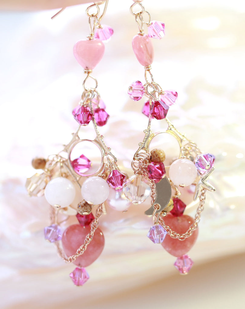 chandelier earrings☆シャンデリアピアス