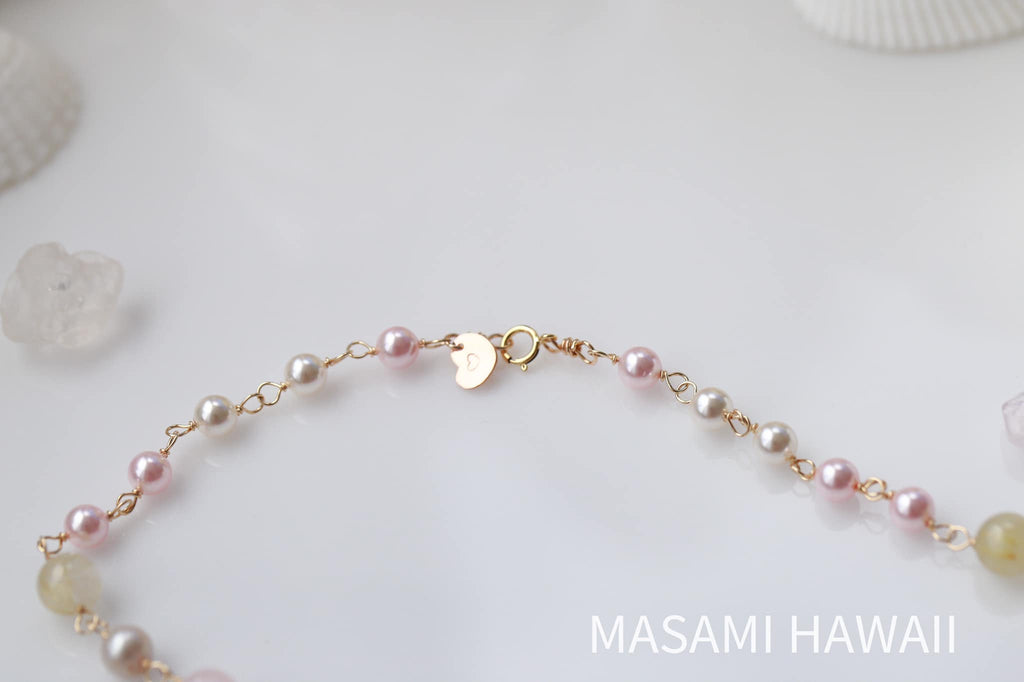 Summer love mermaid necklace 2 pink☆夏恋マーメイドネックレス2☆ピンク