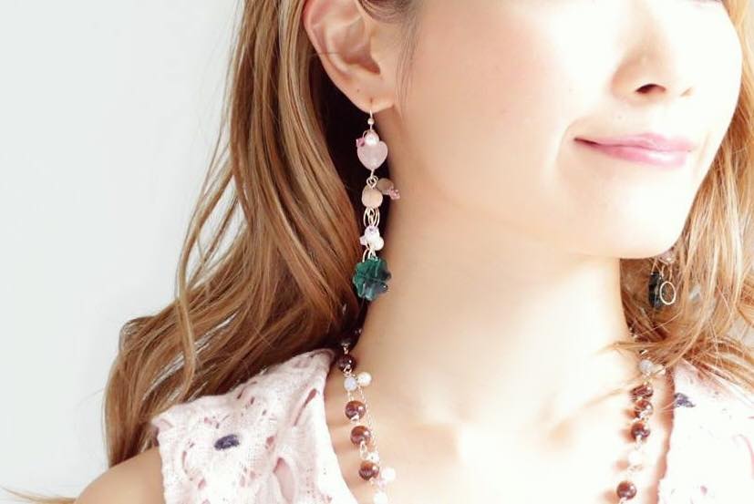 Love abundant fairy Mermaid earrings☆ラブ☆アバンダンス☆フェアリーマーメイドピアス