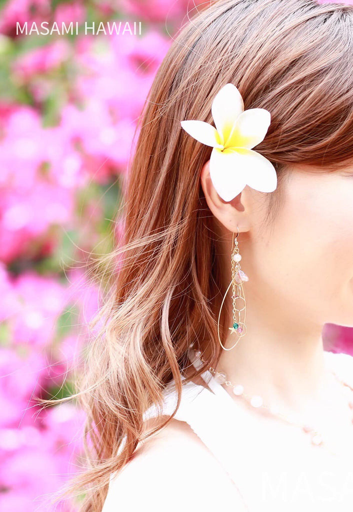 Summer love hoop mermaid eariinges 1☆夏恋☆フープマーメイドピアス１