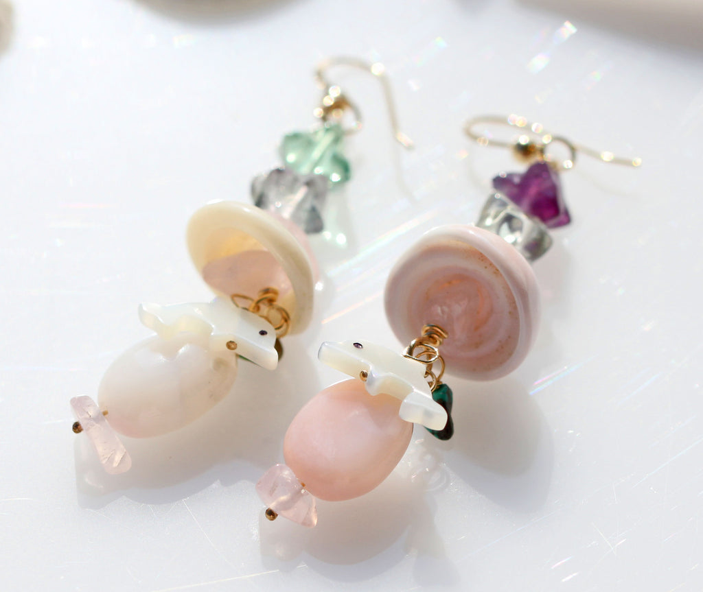 Dolphin Mermaid earrings☆ドルフィンマーメイドピアス