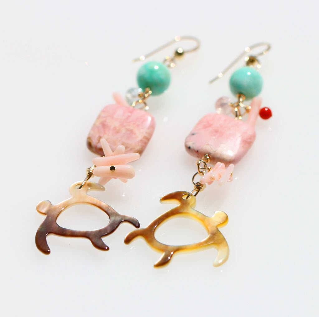 Hawaiian Honu earrings☆ハワイのホヌピアス