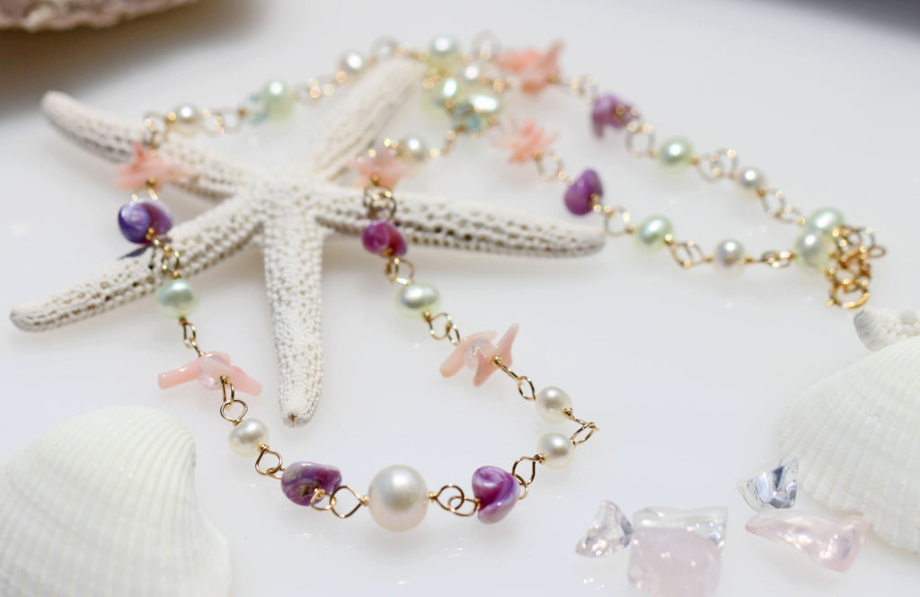 Love Mermaid necklace　short ☆ラブマーメイドネックレス(ショートタイプ）