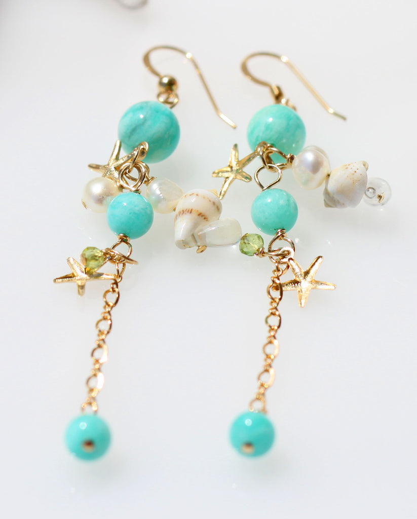 Pleasant Love Mermaid earrings☆うるおいのある恋愛を引き寄せるマーメイドピアス