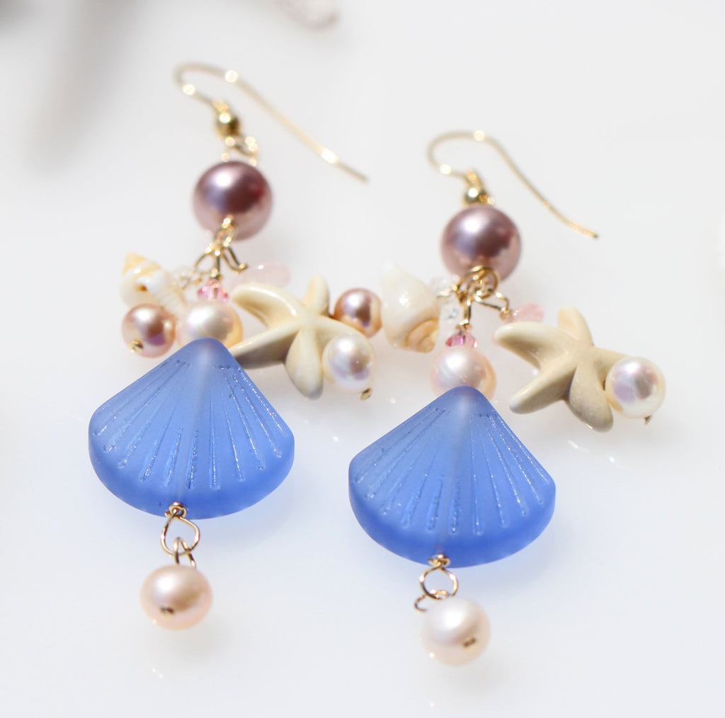 Love Beauty Mermaid earrings☆素敵な恋愛と美を引き寄せるマーメイドピアス