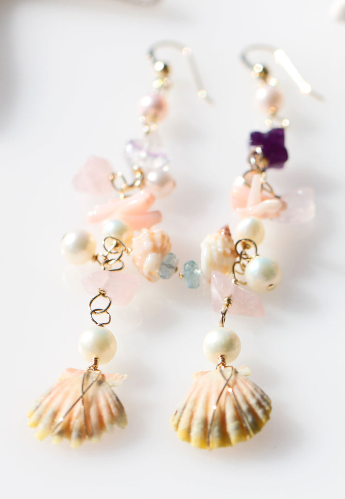 Love Romance Mermaid earrings☆ラブロマンス☆マーメイドピアス