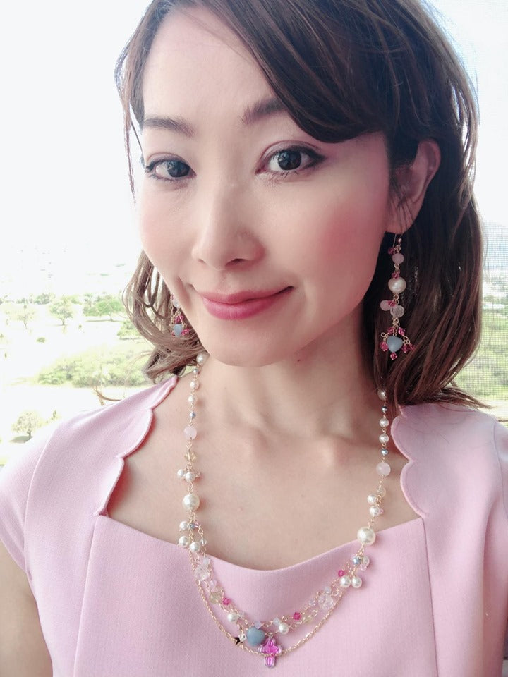 St.Mary holy spring at Loudes necklace２☆ルルドの泉のマリア様☆マーメイドネックレス２