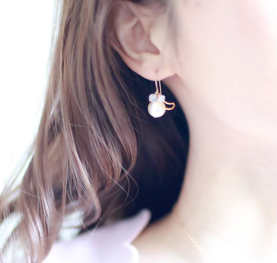 The Moon Mermaid earrings☆月の恋の魔法マーメイドピアス