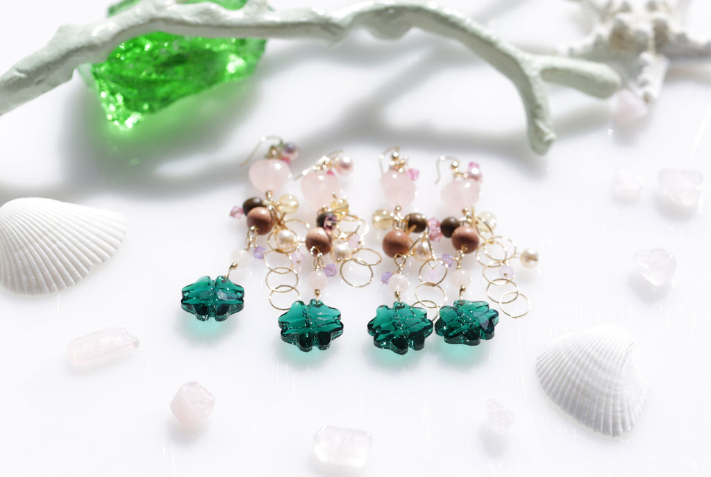 Love abundant fairy Mermaid earrings☆ラブ☆アバンダンス☆フェアリーマーメイドピアス