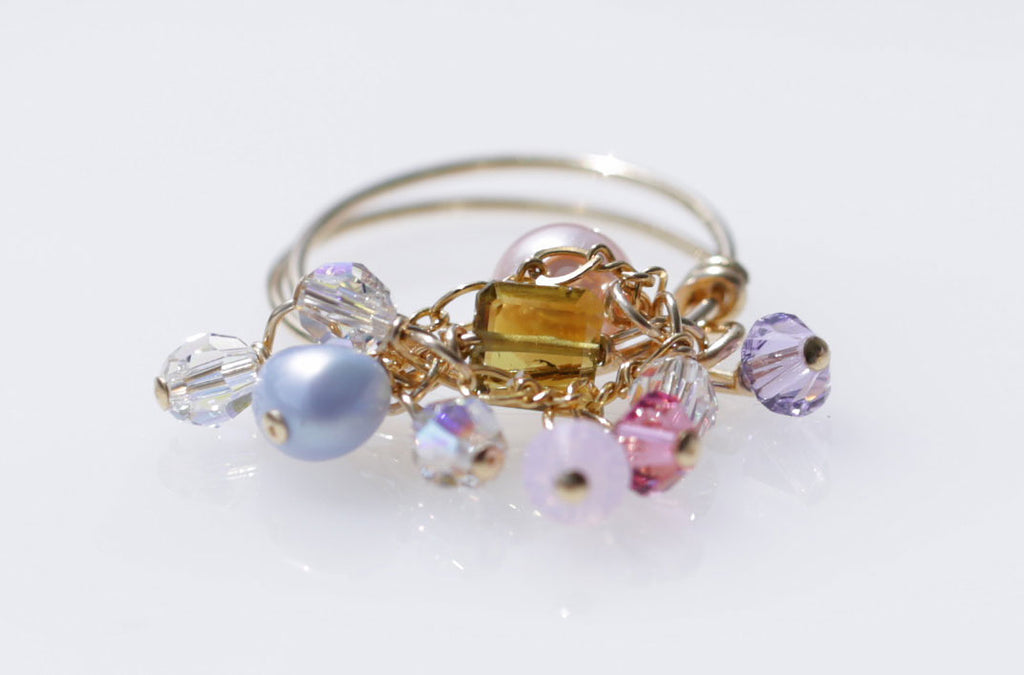 Watermelon tourmaline Mermaid Ring3☆ウォーターメロントルマリンのマーメイド指輪3