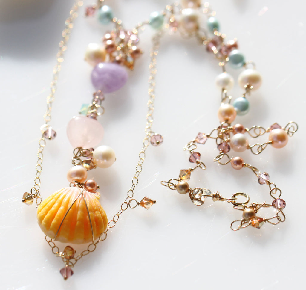 Sunriseshell Egyptian Mermaid necklace3☆サンライズシェル☆エジプシャンマーメイドネックレス３