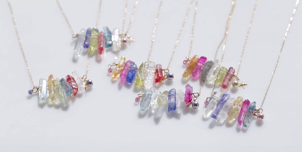 Mermaid Beauty crystal necklace4☆マーメイド美クリスタルネックレス4