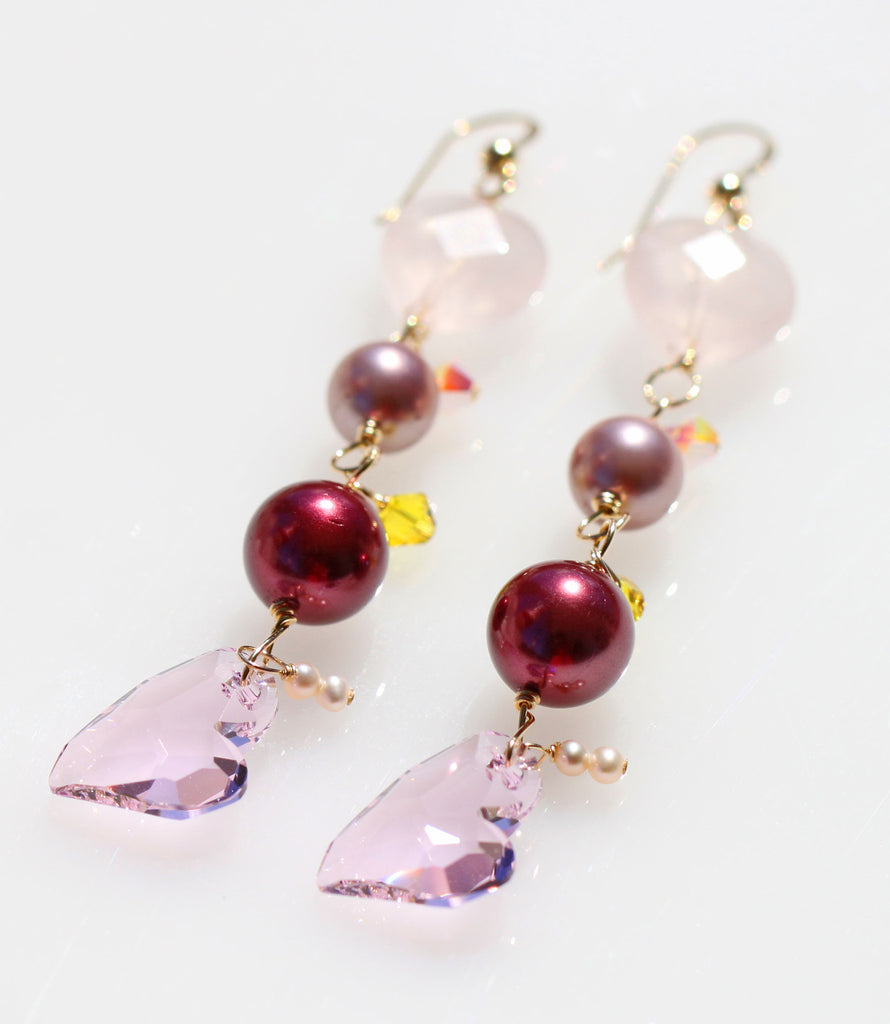 True Love Heart Mermaid earrings☆真実の愛ハートマーメイドピアス