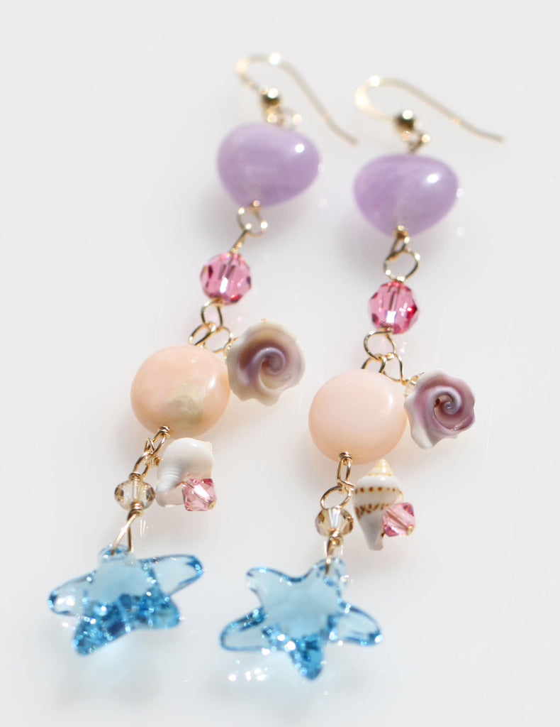 Aurora Mermaid earrings☆オーロラ☆マーメイドピアス