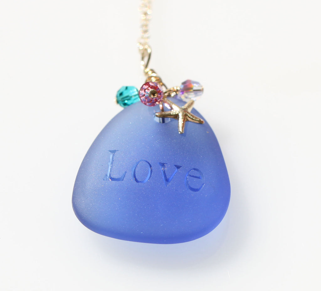 Love Pure Mermaid necklace Blue2☆ラブピュアマーメイドネックレス☆ブルー2
