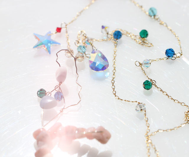 Mermaid Suncatcher and necklace２☆マーメイドサンキャッチャーとネックレス２