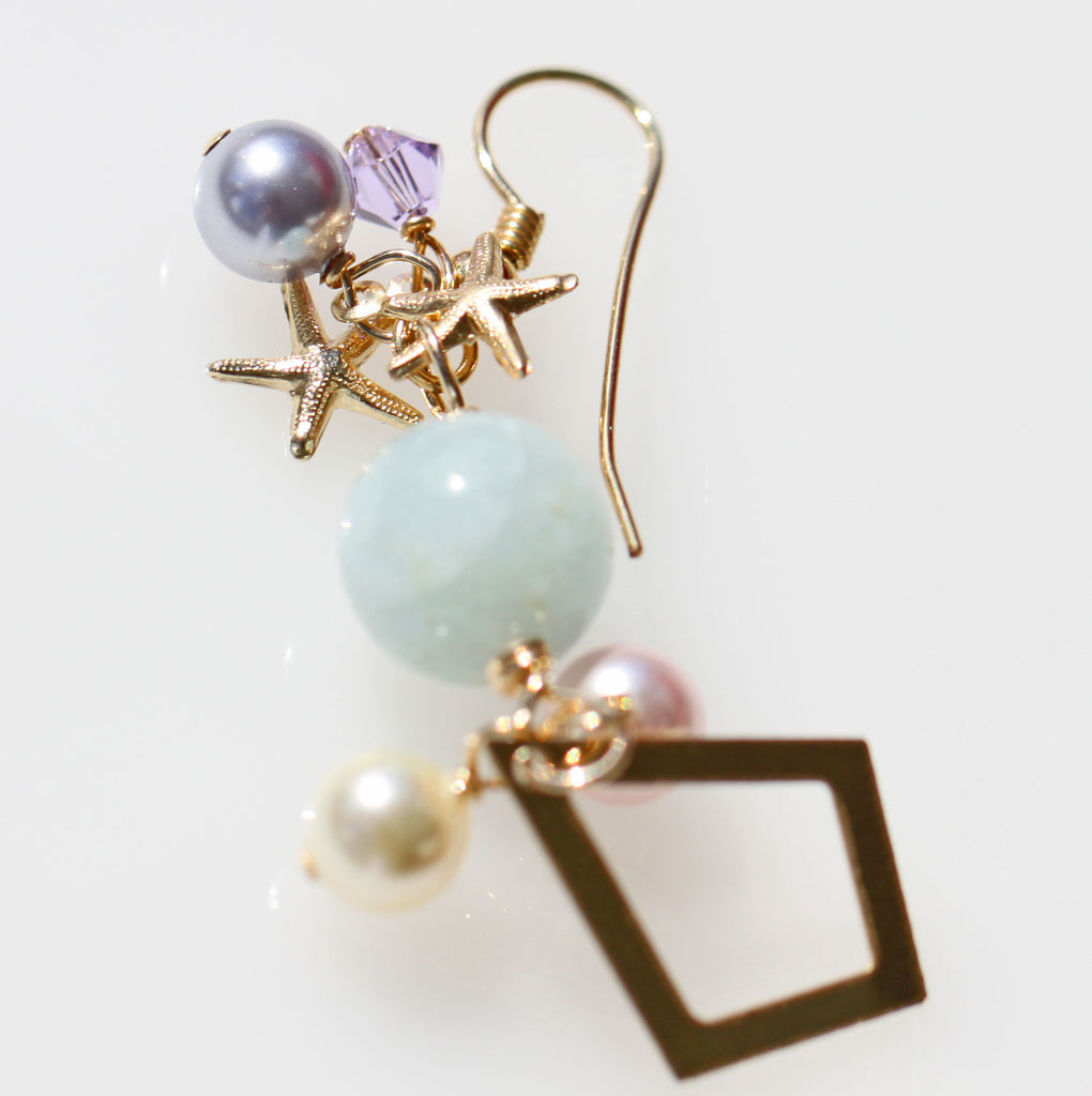Vegan Mermaid Goddess Earrings☆マーメイド女神様ピアス２