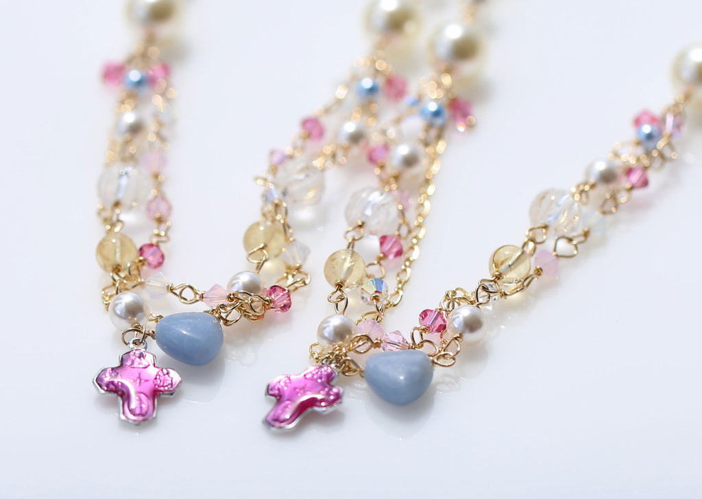 St.Mary holy spring at Loudes necklace２☆ルルドの泉のマリア様☆マーメイドネックレス２
