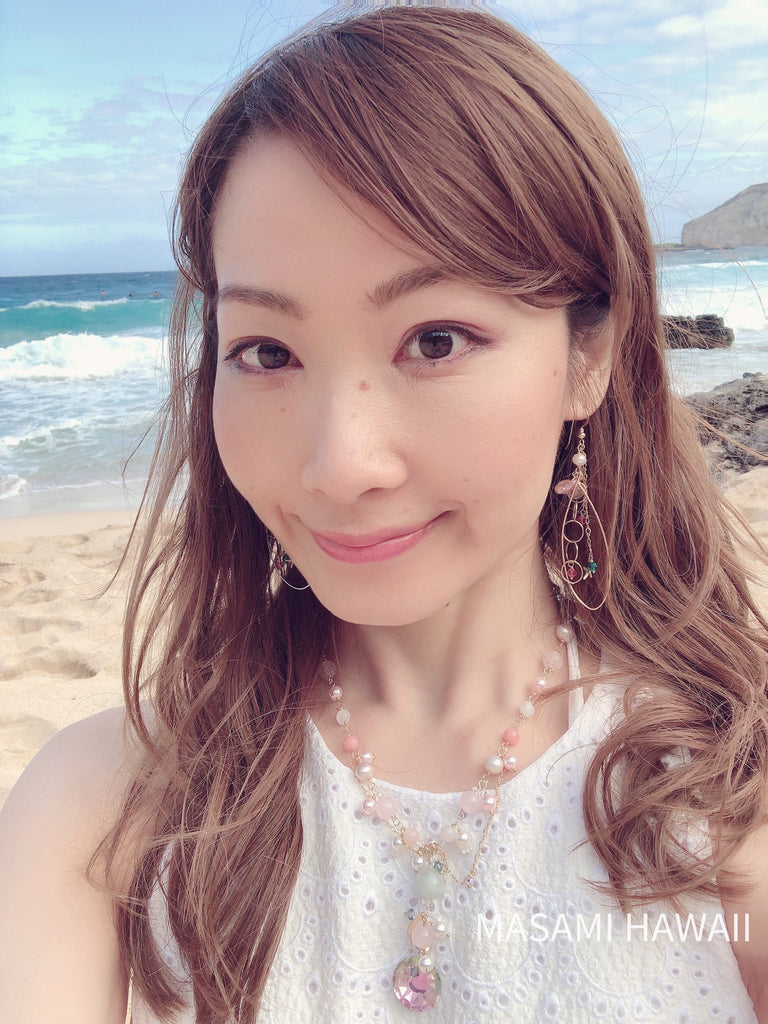 Summer love hoop mermaid eariinges 2☆夏恋☆フープマーメイドピアス2